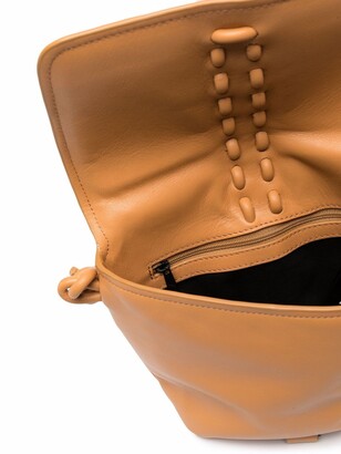 Kara Braided Leather Crossbody Bag