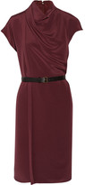 Thumbnail for your product : Derek Lam Belted wrap-effect silk dress