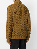 Thumbnail for your product : Ferragamo cable knit cardigan