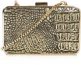 Thumbnail for your product : Topshop Croc Frame Box Bag