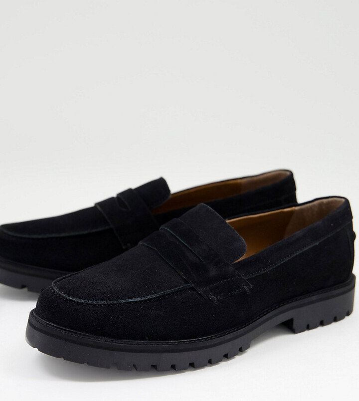 Wide fit penny loafers Clearance