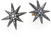 Thumbnail for your product : Mizuki Diamond and Sterling Silver Star Earrings