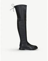 Thumbnail for your product : Stuart Weitzman Kristina stretch-nappa over-the-knee boots