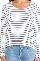 Thumbnail for your product : Monrow Pinstripe Sweatshirt
