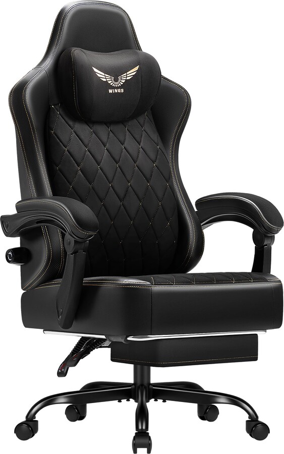 Homall Big and Tall Gaming Chair with Adjustable Lumbar Support