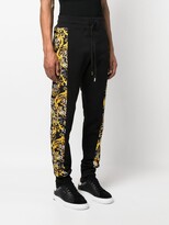 Thumbnail for your product : Versace Jeans Couture Barocco-side stripe track trousers