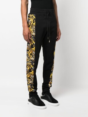 Versace Jeans Couture Barocco-side stripe track trousers