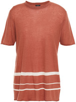 Thumbnail for your product : Joseph Striped Cashmere-blend Top