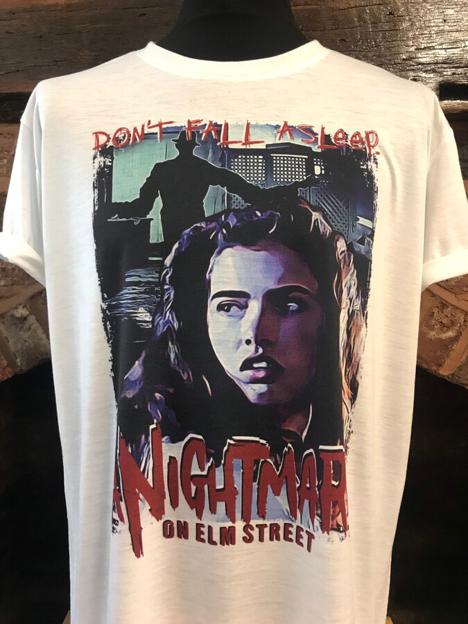AliExpress A Nightmare on Elm Street - White T-shirt. Nancy Thomspon. Heather Langenkamp. Freddy Krueger. Men & apos;s & Women & apos;s All Sizes