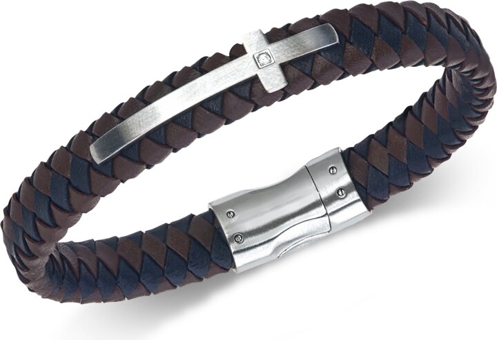 Mens Designer Leather Bracelets ShopStyle AU