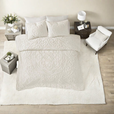 JINXUNDA Boho Cotton King/cal King Bedding Set Comfortable All-season Design