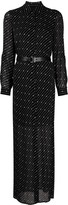 Thumbnail for your product : MICHAEL Michael Kors Monogram-Print Semi-Sheer Shirt Dress