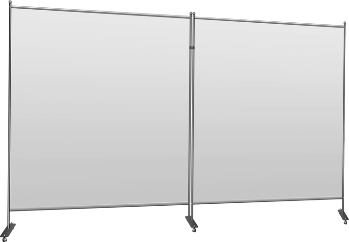 VEVOR Office Partition 142" W x 14" D x 72" H Room Divider Wall 2Panel