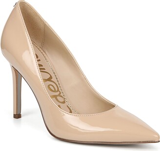 blush nude pumps