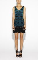Thumbnail for your product : Nicole Miller Feathered Ikat Dress