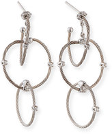 Thumbnail for your product : Paul Morelli 18k White Gold Diamond Link Earrings, 41mm