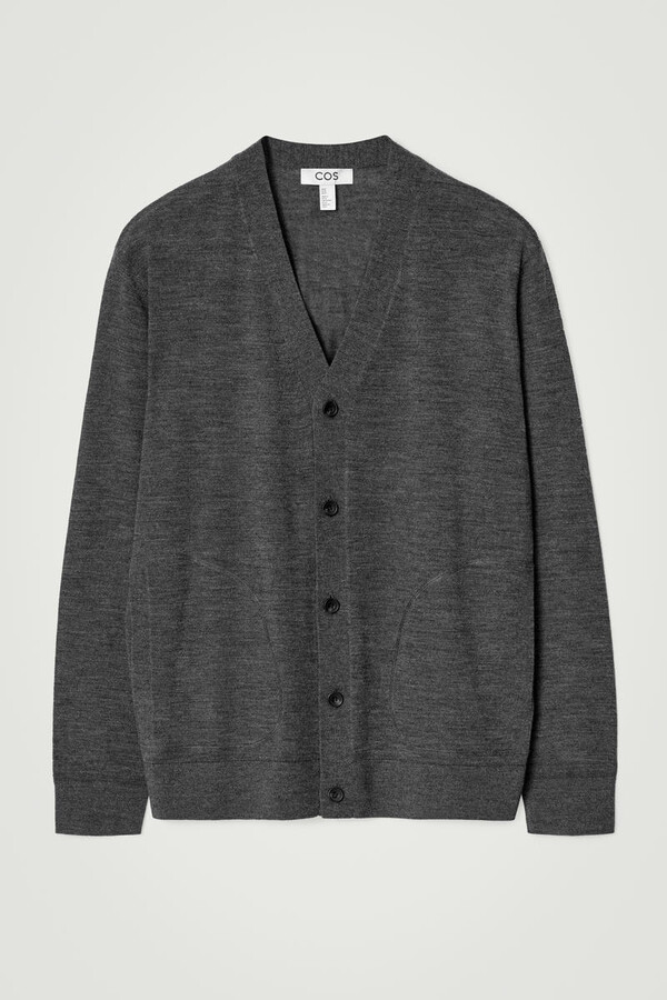 Merino Wool V-Neck Cardigan