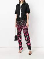 Thumbnail for your product : Class Roberto Cavalli butterfly print trousers
