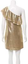 Thumbnail for your product : Rachel Zoe Marina Silk Metallic Dress