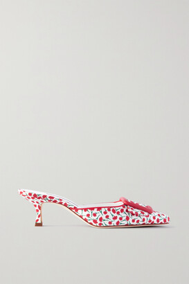 Manolo Blahnik Floral Shoes | Shop the world's largest collection of 