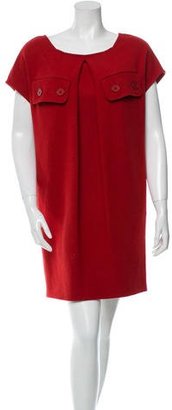 Stella McCartney Wool Oversize Mini Dress