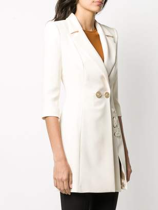 Elisabetta Franchi fitted double-breasted coat
