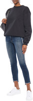 Thumbnail for your product : J Brand 811 cropped striped faded mid-rise skinny jeans - Blue - 24