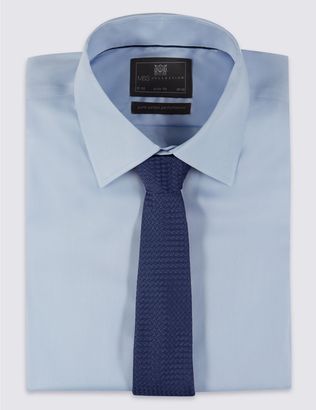 Marks and Spencer Pure Silk Contemporary Textured Tie