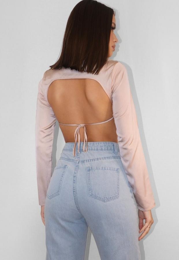 satin going out tops