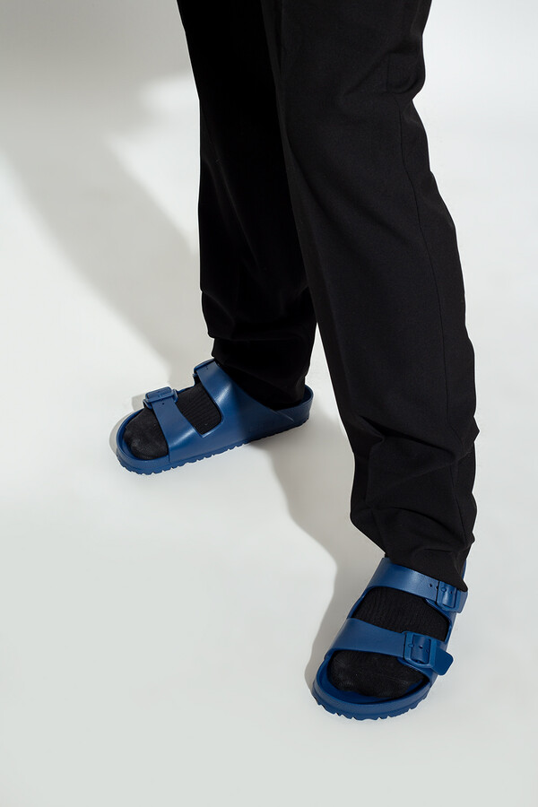 mens navy blue birkenstocks