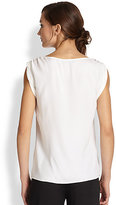 Thumbnail for your product : Alice + Olivia Rolled-Sleeve Tunic Top