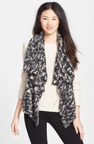 Thumbnail for your product : Kensie Space Dye Fuzzy Vest (Online Only)