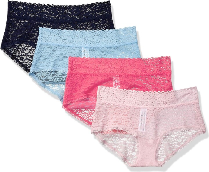Essentials Women's Lace Stretch Hipster Underwear - ShopStyle Panties