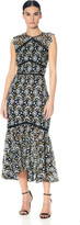 Thumbnail for your product : ML Monique Lhuillier Sleeveless High-Low Midi Dress