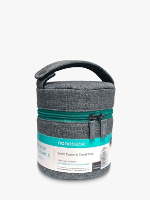 nanobébé Compact Bottle Cooler & Travel Pack, Grey