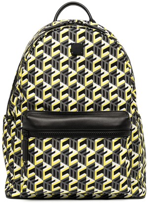 MCM medium Stark Cubic monogram backpack