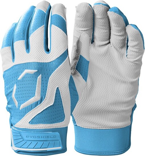 Men's EvoShield SRZ-1 Baseball Batting Gloves Victory Blue Large
