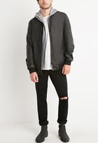 Thumbnail for your product : Forever 21 FOREVER 21+ Faux Leather Hooded Jacket
