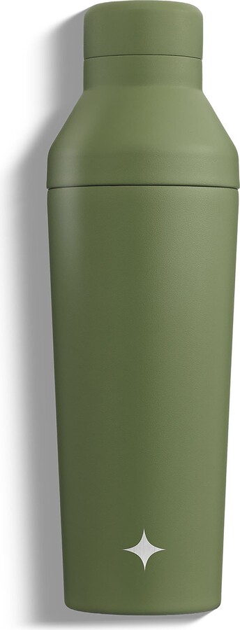 Joyjolt Vacuum Insulated Cocktail Protein Shaker - 20 Oz Shaker Cup With  Measure Lid And Jigger Cap - Green : Target