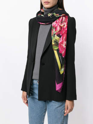 Dolce & Gabbana floral scarf