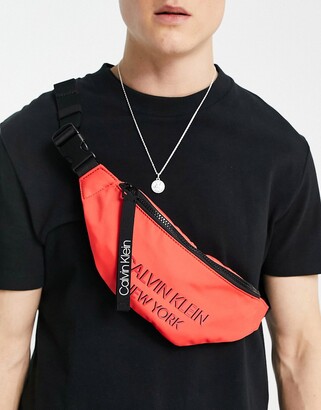Calvin Klein NY fanny pack in red - ShopStyle Bags