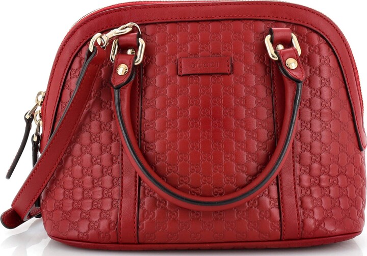 Gucci Pre-owned Mini Microguccissima Dome Satchel Bag