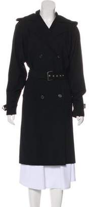 Michael Kors Long Wool Coat Black Long Wool Coat
