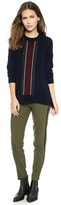 Thumbnail for your product : Vince Regimental Stripe Cashmere Sweater