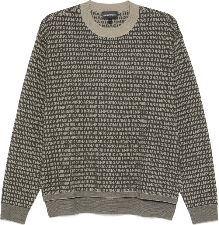 Emporio Armani Wool Crewneck Jumper
