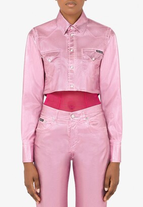 metallic jean jacket