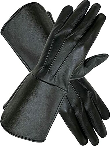 Si Men's Medieval Renaissance Cosplay Swordsman Steampunk Unlined Leather  Gloves Gauntlets - ShopStyle Boys' Accessories