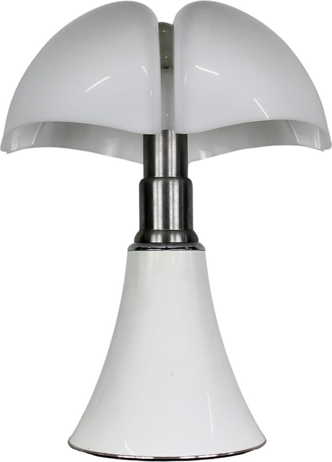 Martinelli Luce Gae Aulenti White Pipistrello Table Or Floor Lamp By 1965