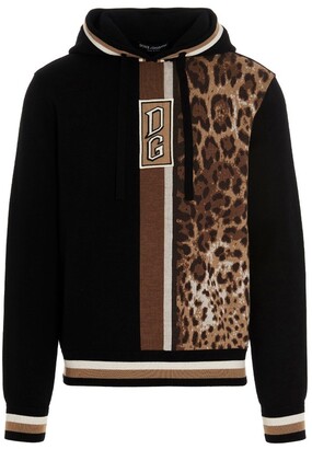 Dolce & Gabbana Leopard Print Hoodie - ShopStyle