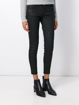 Thumbnail for your product : Current/Elliott Coated Skinny Jeans